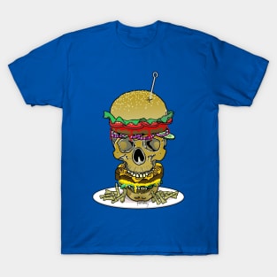Skull Burger and Finger Fries T-Shirt